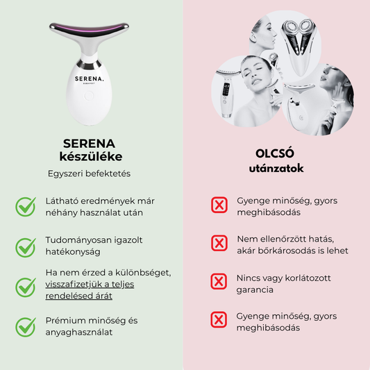 SERENA Bőrfeszesítő és Ráncfinomító készülék