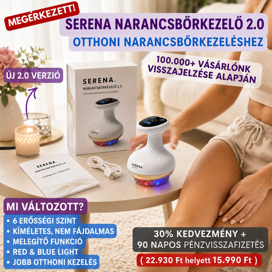 SERENA™ Narancsbőrkezelő 2.0 – a feszesebb és tónusosabb bőrért