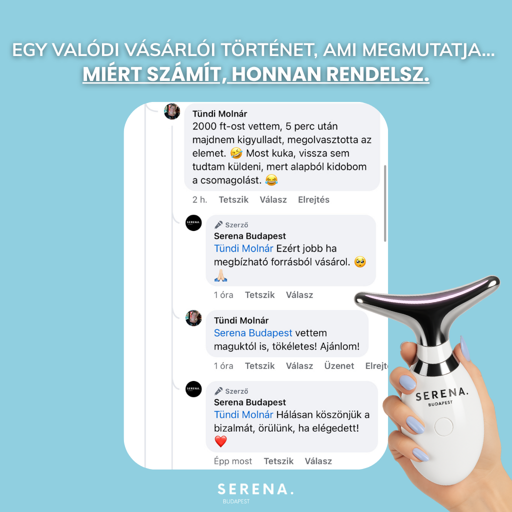 SERENA Bőrfeszesítő és Ráncfinomító készülék