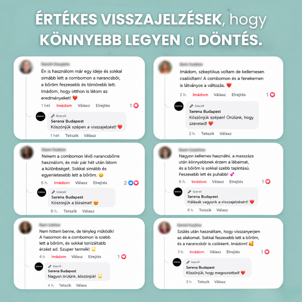 SERENA™ Narancsbőrkezelő 2.0 – a feszesebb és tónusosabb bőrért
