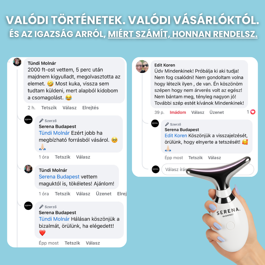 SERENA Bőrfeszesítő és Ráncfinomító készülék