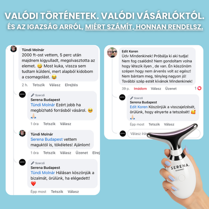 SERENA Bőrfeszesítő és Ráncfinomító készülék